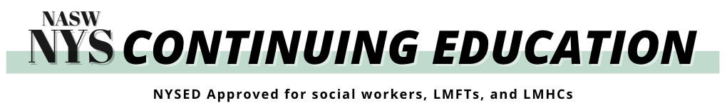 nys social work continuing education department approved providers